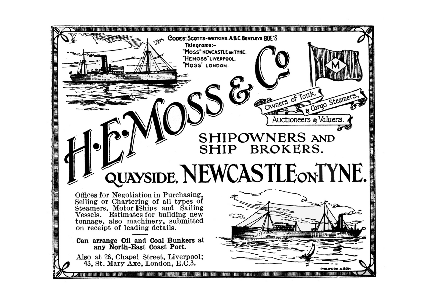 Tyneside Shipbuilding - H.E. Moss & Co.