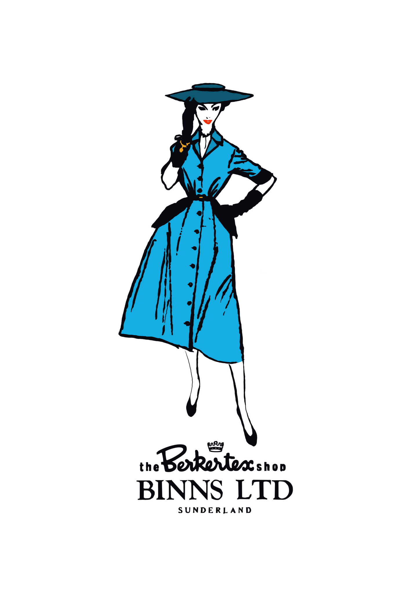 Sunderland Shops - Binns Blue Lady