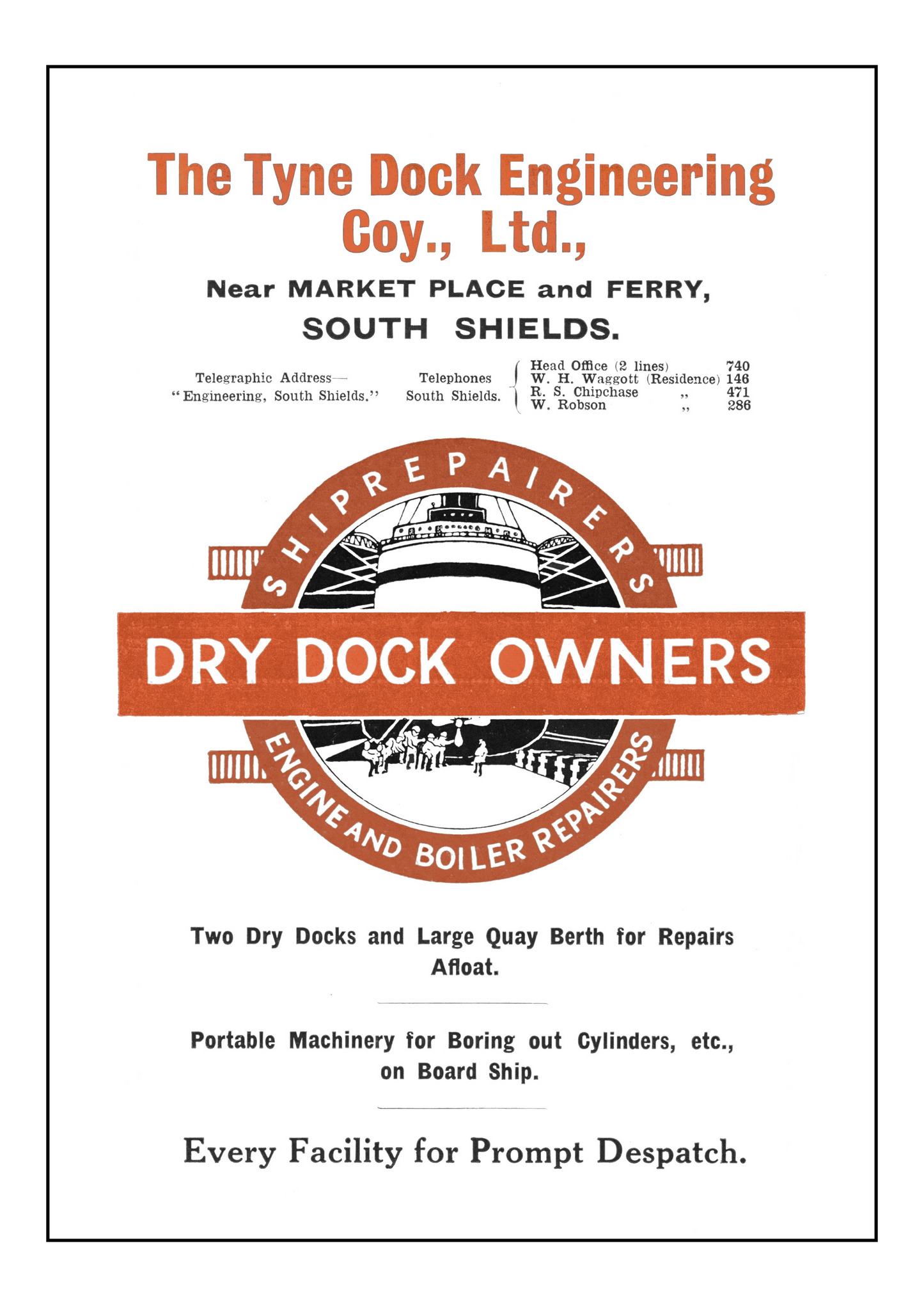 Tyneside Shipbuilding- The Tyne Dock Engineering Co. Ltd.