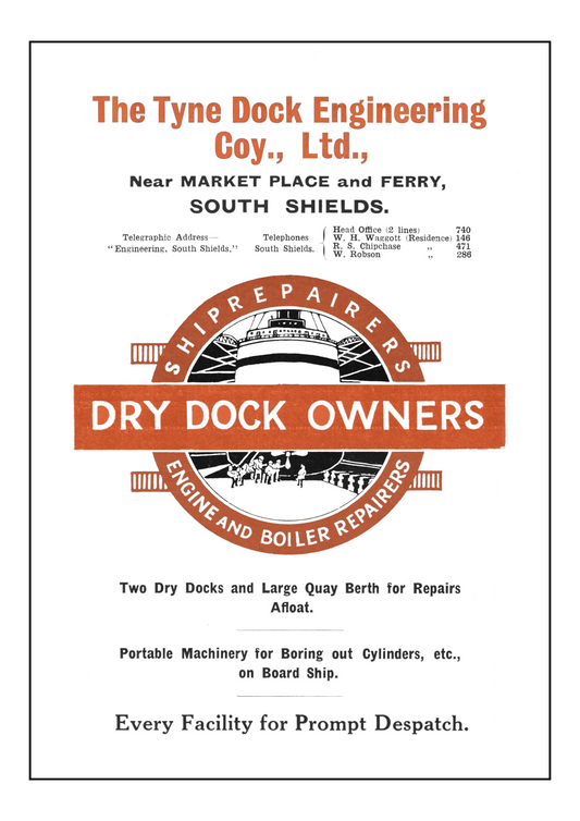 Tyneside Shipbuilding- The Tyne Dock Engineering Co. Ltd.