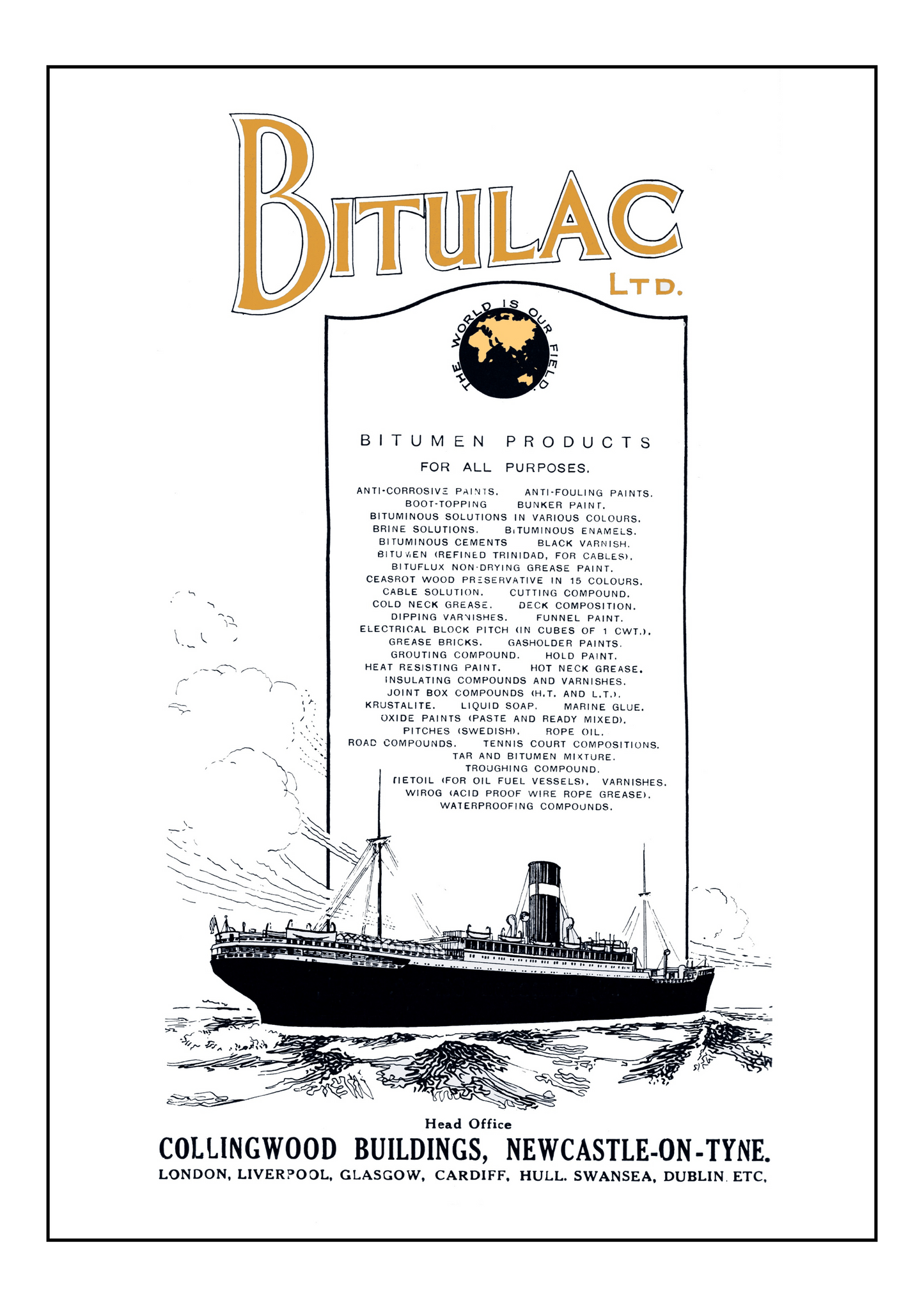 Tyneside Shipbuilding - Bitulac Ltd.